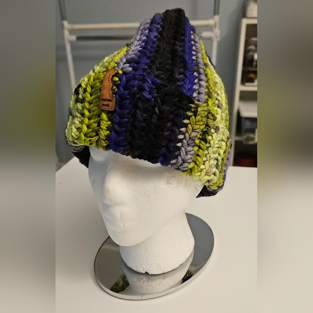 Handmade Multicolor Crochet Beanie